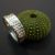 Metalclayring mit Abdruck von Seeigel